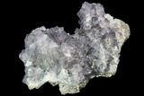 Cluster Of Cubic, Purple Fluorite Crystals - China #87002-1